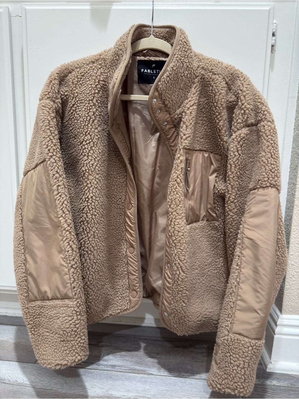 Fabletics teddy jacket